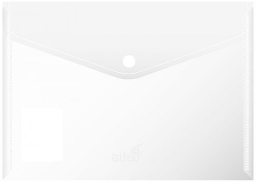 Koperta PP na zatrzask A4 transparentna BT611-T, Tetis