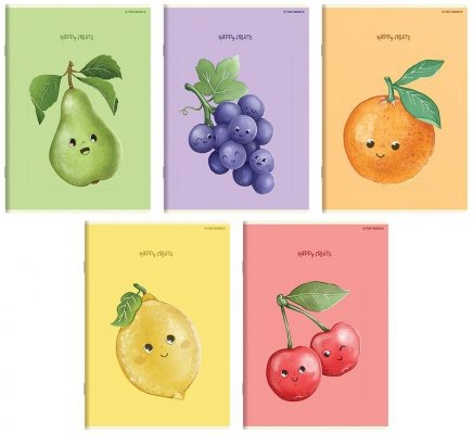 Zeszyt A6 32 k. 70g kratka Fruits, Top-2000
