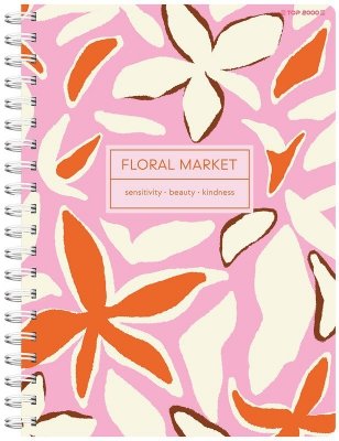 Kołonotes A4 80 k. 70g kratka Flora-Delic, Top-2000
