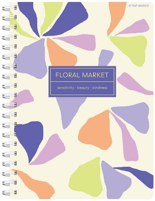 Kołonotes A4 80 k. 70g kratka Flora-Delic, Top-2000