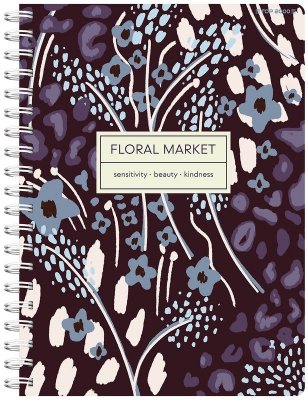 Kołonotes A5 80 k. kratka Flora-Delic, Top-2000