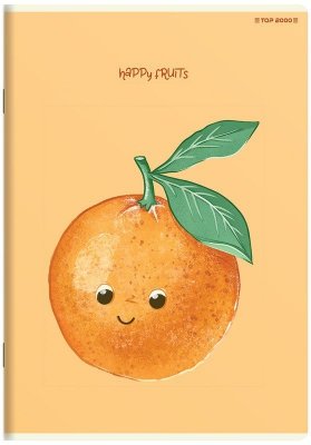 Zeszyt A5 32k 70g Fruits linia podwójna kolorowa, Top 2000