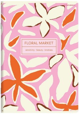 Zeszyt A5 60 k. linia 70g Flora-Delic, Top-2000