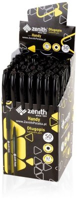 Długopis Handy 0,7 mm czarny, Zenith