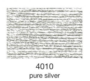mulina Madeira Metallic 4-pure silver 4010