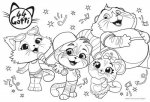 Puzzle z rączką 44 Koty 24 elementy 1