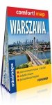 Warszawa laminowany plan miasta mini 1:26 000