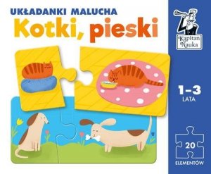Kotki pieski Układanki malucha Kapitan Nauka