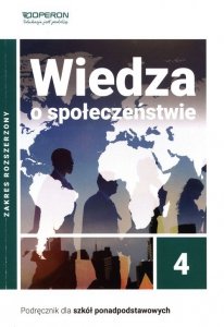 Wiedza o społeczeństwie 4 Podręcznik Zakres rozszerzony