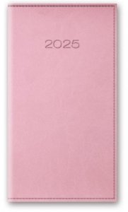 Kalendarz 2025 A6 tygodniowy vivella pudrowy róż