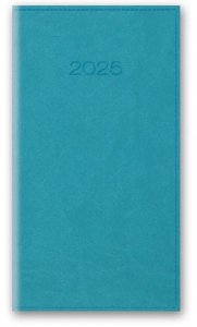 Kalendarz 2025 A6 tygodniowy vivella turkusowy