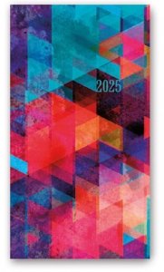 Kalendarz 2025 A6 tygodniowy soft Grafika