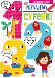 Poznajemy cyferki z naklejkami