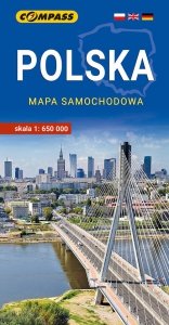 Polska - mapa samochodowa