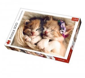 Puzzle Śpiące kotki 500
