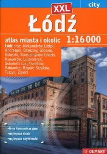 Łódź XXL atlas miasta i okolic 1:16 000