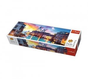 Puzzle Panorama Canal Grande Wenecja 1000