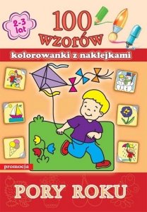 Pory roku  100 wzorów z naklejkami