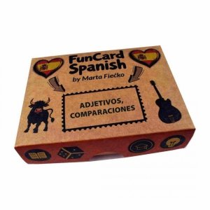 Fun Card Spanish ADJETIVOS, COMPARACIONES