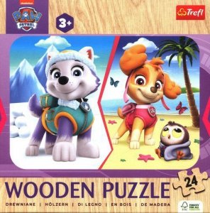 Puzzle drewniane 24 Dziewczęcy Psi Patrol