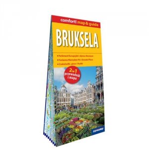 Bruksela laminowany map&guide 2w1 przewodnik i mapa
