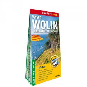 Wyspa Wolin Woliński Park Narodowy laminowana mapa turystyczna 1:50 000