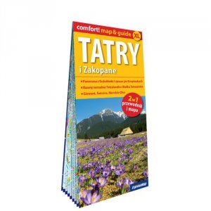 Tatry i Zakopane laminowany map&guide 2w1 przewodnik i mapa