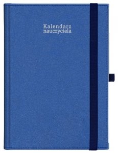 Kalendarz nauczyciela 24/25 A5T Kraft z gumką granat