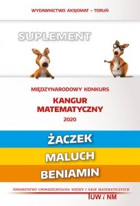 Matematyka z wesołym kangurem Suplement 2020 Żaczek/Maluch/Beniamin