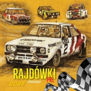Kalendarz 2025 Ścienny Duży Motoryzacja PRL