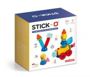Stick-O Mój pierwszy zestaw z kołami 9 elementów