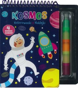 Kosmos Kolorowanki naklejki