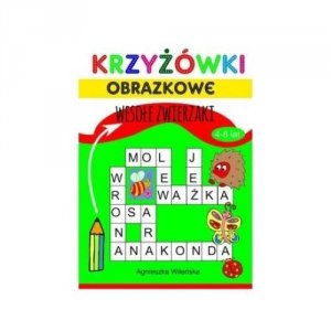 Krzyżówki obrazkowe Wesołe zwierzaki 4-8 lat