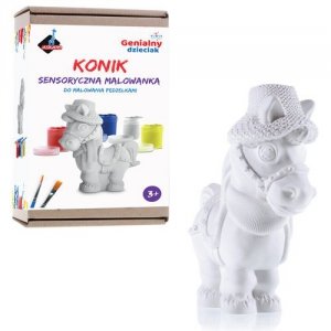 Sensoryczna malowanka Konik do malowania pędzelkiem