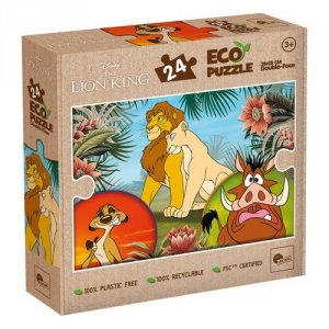 Puzzle Eko 24 dwustronne Król Lew