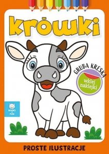 Krówki Gruba kreska z naklejkami