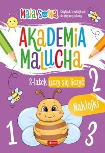 Akademia malucha 3 latek uczy się liczyć