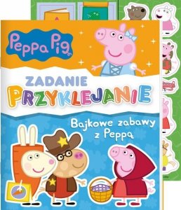 Peppa Pig. Zadanie Przyklejanie. Bajkowe zabawy z Peppą