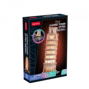 Puzzle 3D LED Krzywa Wieża w Pizie