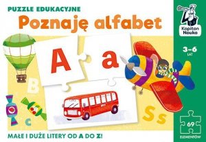 Puzzle edukacyjne Poznaję alfabet 3-6 lat