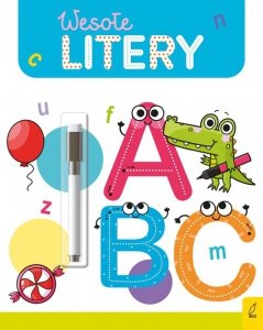 Wesoła nauka Wesołe litery Flamaster suchościeralny