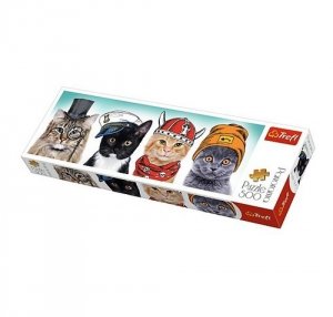 Puzzle Panorama Puszysta ekipa 500