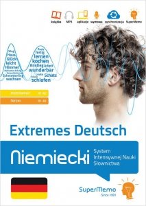 Extremes Deutsch Niemiecki System Intensywnej Nauki Słownictwa (poziom podstawowy A1-A2 i średni B