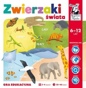 Kapitan Nauka Gra Zwierzaki świata