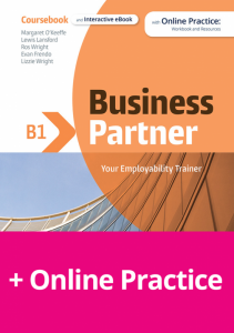 Business Partner B1. Coursebook with Online Practice: Workbook and Resources + eBook