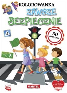 Kolorowanka z naklejkami. Zawsze bezpiecznie