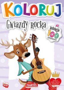 Koloruj. Gwiazdy rocka