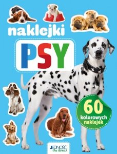60 kolorowych naklejek. Psy