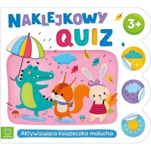Naklejkowy quiz 3+. Aktywizująca książeczka malucha