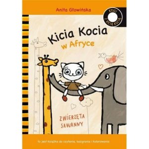 Kicia Kocia w Afryce. Kolorowanka. Wydanie 2022